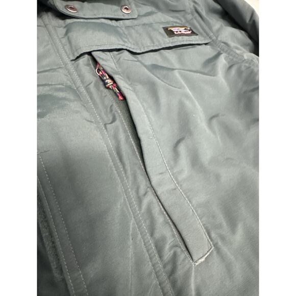 Vintage LL Bean Men's Thinsulate Thermal Insulation Parka L Green Chore Jacket - Picture 12 of 15
